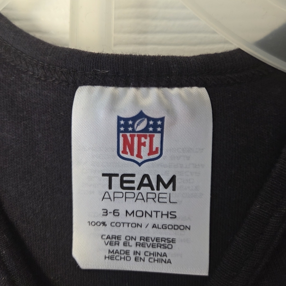 NFL Jacksonville Jaguars Baby Bodysuits 2pc 0-18 Months NWT Cotton Football - Picture 2 of 5